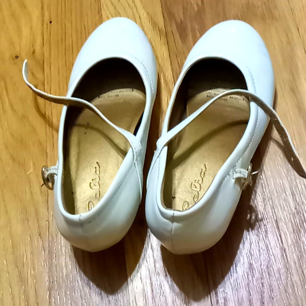 White high heels